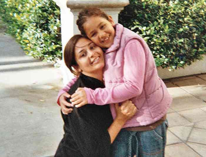 Antonia Lofaso with her daughter