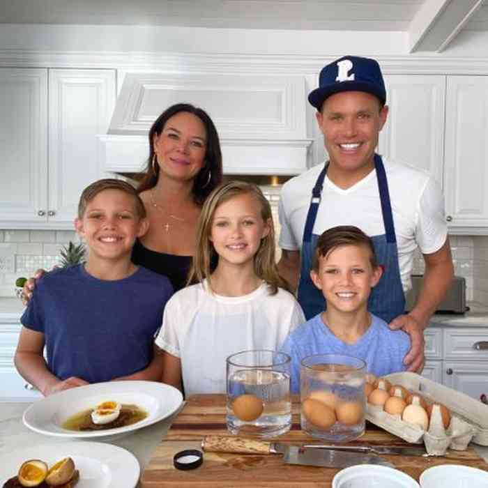 Brian Malarkey with his family
