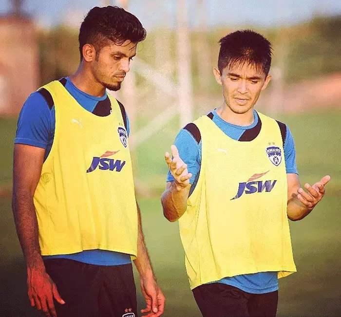 Rahul Bheke in training season