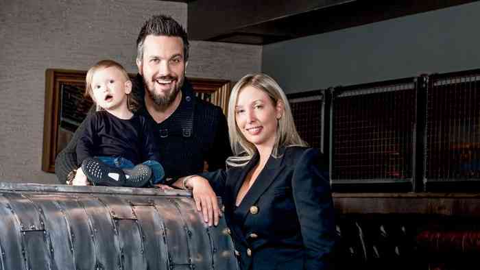 Fabio Viviani with his family,