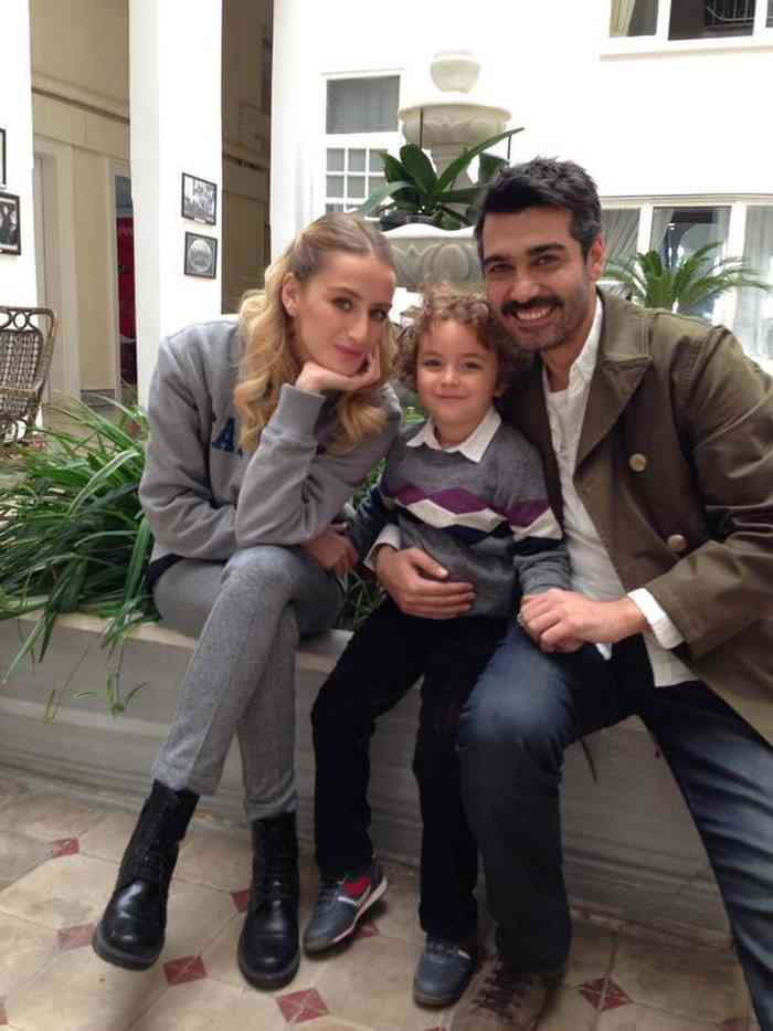 Aybars Kartal Ozson with parents