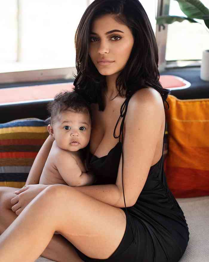 Kylie Jenner with her child, Kylie Jenner  net worth