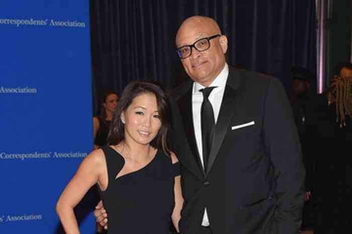 Larry Wilmore with his wife