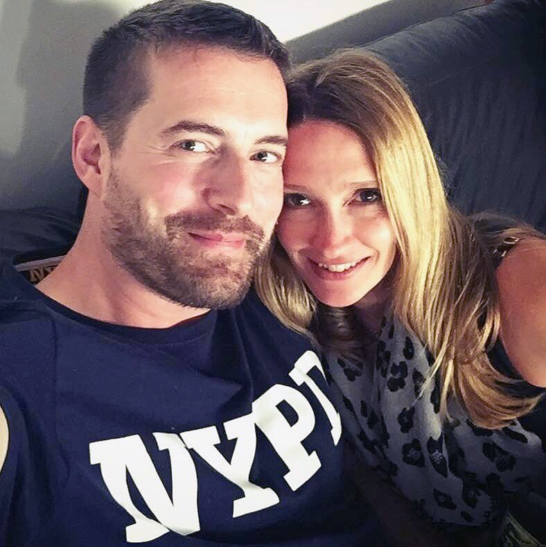 Matt Grant with his wife