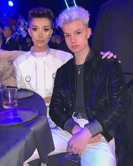 James Charles with brother