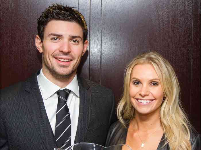 Carey Price with his wife