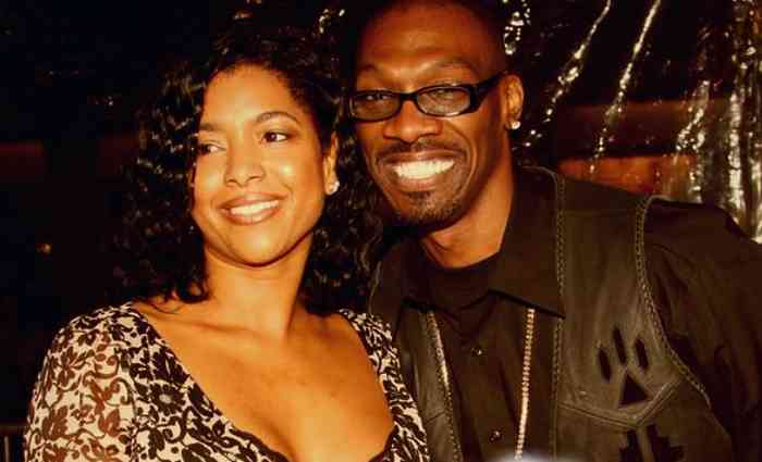 Charlie Murphy with his wife