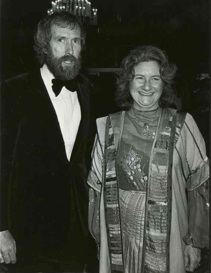 Jim Henson and his wife