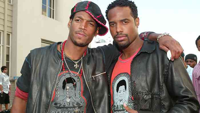 Shawn Wayans with his brother