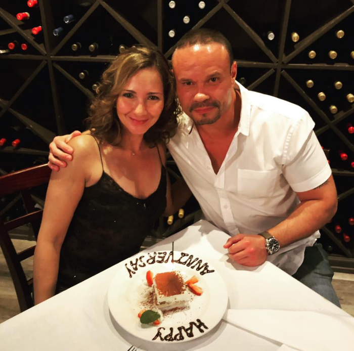 Paula Andrea Bongino celebriting birthday with her husband