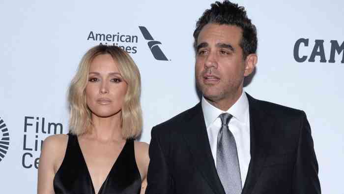 Bobby Cannavale with his wife