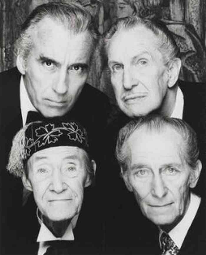 Vincent Price with friends