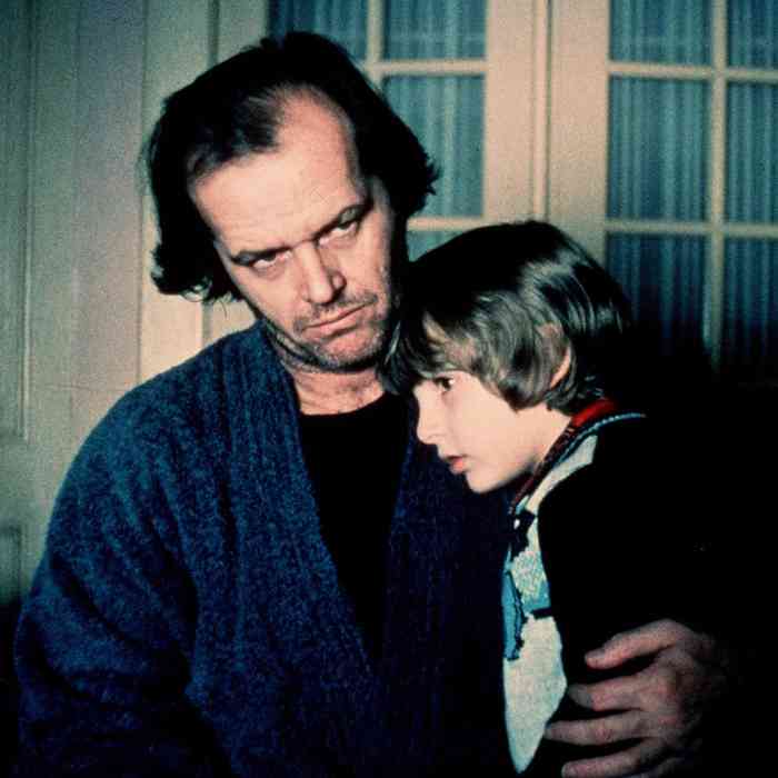 Danny Lloyd with his son
