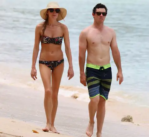 Erica Stoll with her husband Rory McIlroy